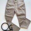 Calça Jeans Masculina Ogochi Essencial Slim Color Caqui 0152 - Fernanda Ramos Store