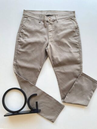 Calça Jeans Masculina Ogochi Essencial Slim Color Caqui 0152 - Fernanda Ramos Store