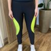 Calça Legging Feminina Fitness com Detalhe Verde Lima - Fernanda Ramos Store