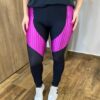 Calça Legging Feminina Fitness Transparência Lateral Fúcsia - Fernanda Ramos Store