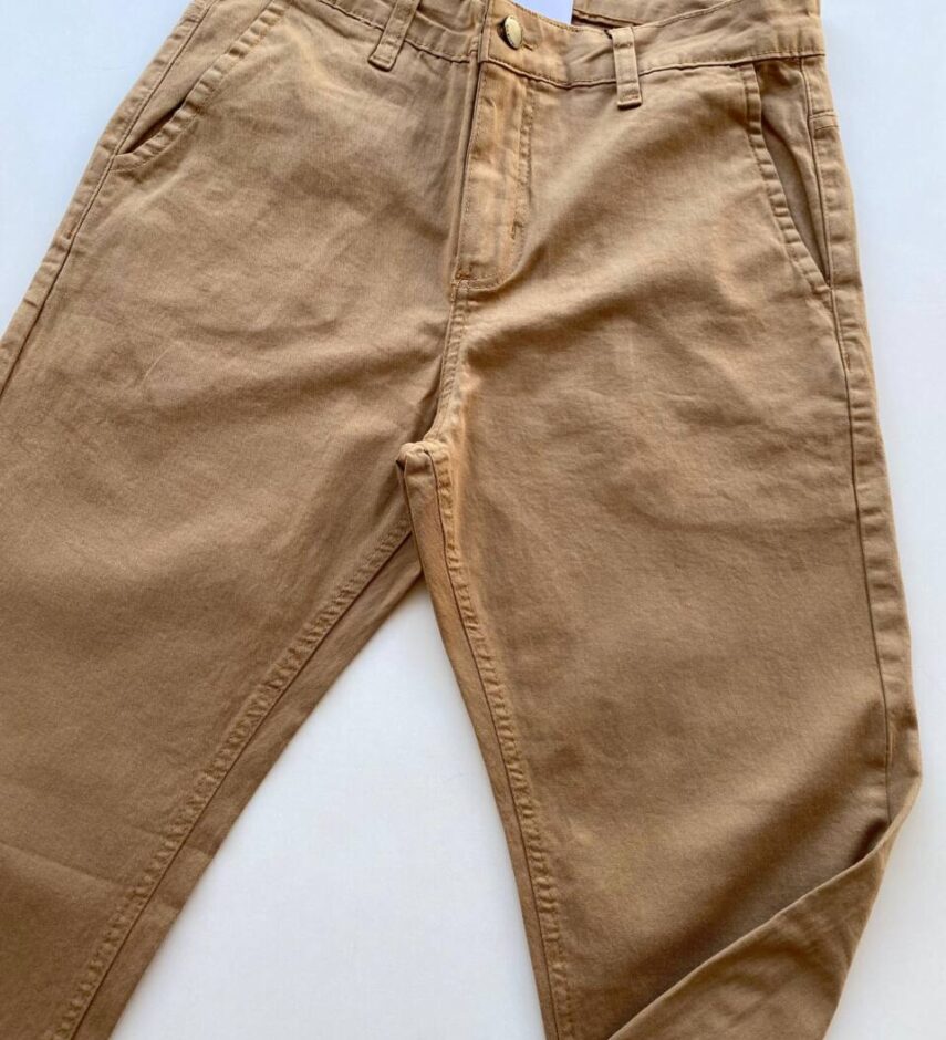 Calça Masculina com Bolso Faca Caramelo 85257 - Fernanda Ramos Store