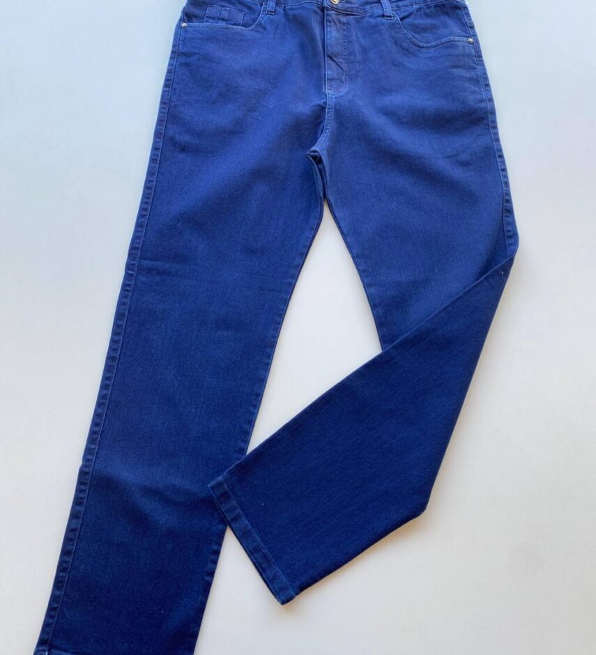 Calça Masculina Jeans Escuro Plus Especial 97052 - Fernanda Ramos Store