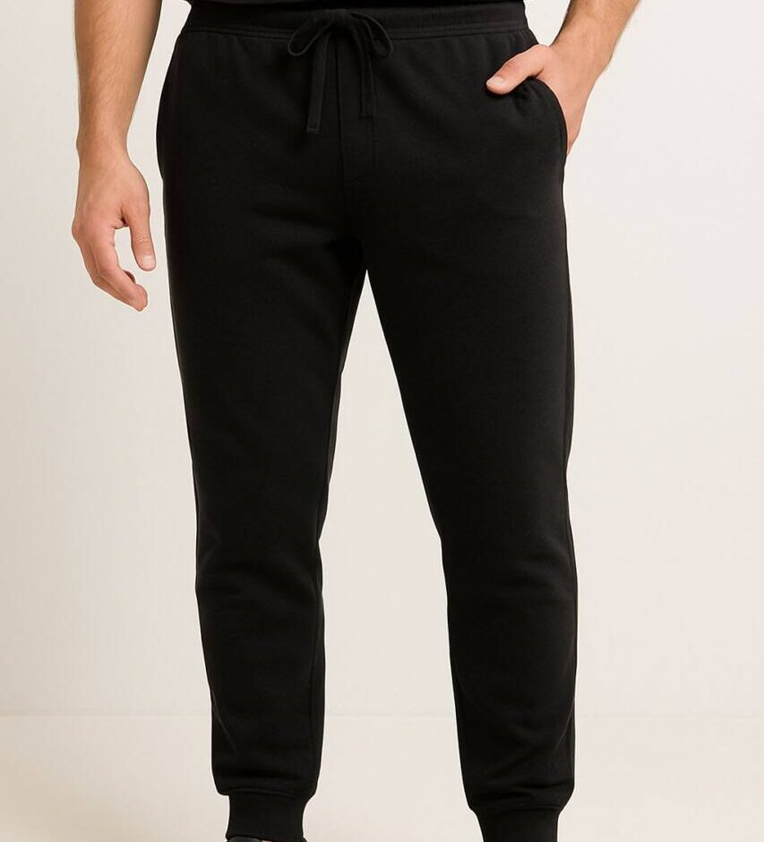 Calça Masculina Ogochi Essencial Jogger Moletom Preto 0098 - Fernanda Ramos Store
