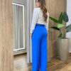 Camisa Feminina Social Alba Manga Longa Off White - Fernanda Ramos Store