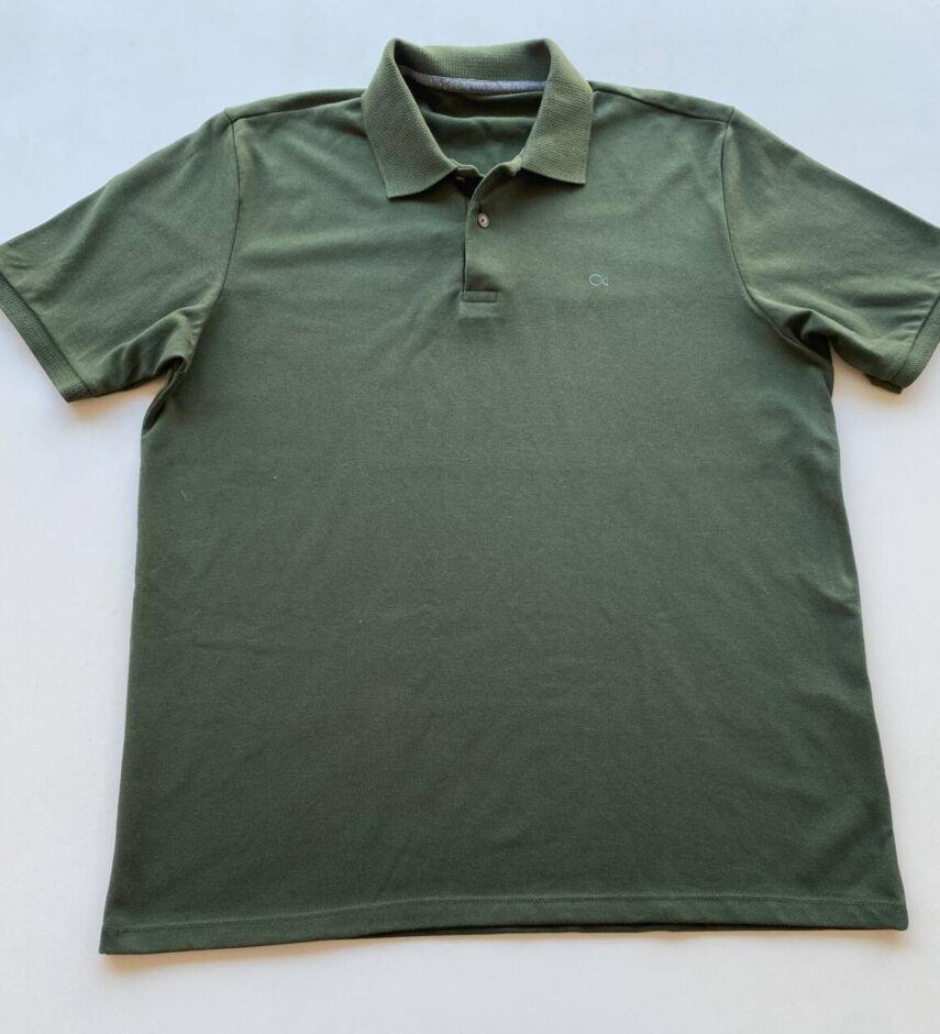 Camiseta Polo Ogochi Essencial Slim Pl 0417 Verde Escuro - Fernanda Ramos Store