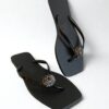 Chinelo Feminino Baal Strass Preto - Fernanda Ramos Store