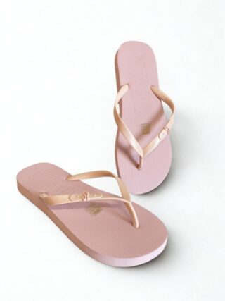 Chinelo Feminino Canelado Santa Lolla Rosê - Fernanda Ramos Store