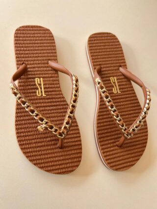 Chinelo Feminino Canoa Quebrada Santa Lolla Terra - Fernanda Ramos Store