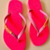 Chinelo Feminino Injetado Pvc Santa Lolla Bright Pink - Fernanda Ramos Store