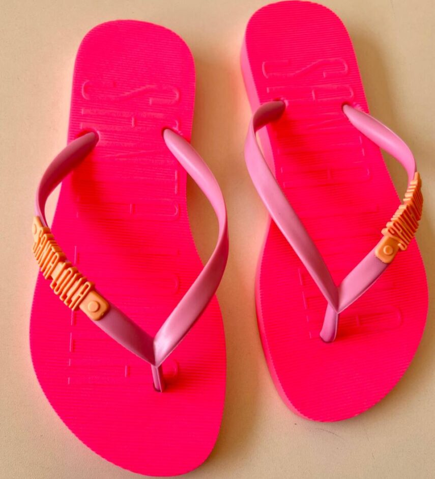 Chinelo Feminino Injetado Pvc Santa Lolla Bright Pink - Fernanda Ramos Store