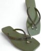 Chinelo Feminino Lace Strass Verde - Fernanda Ramos Store