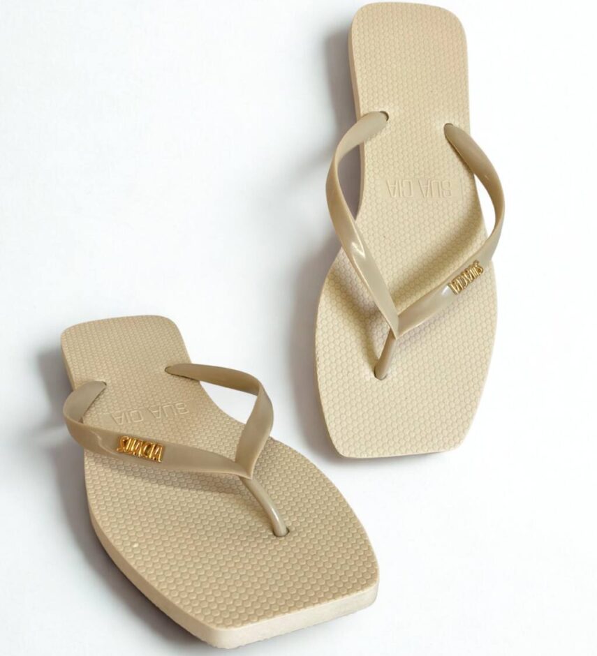 Chinelo Feminino Signature Nude - Fernanda Ramos Store