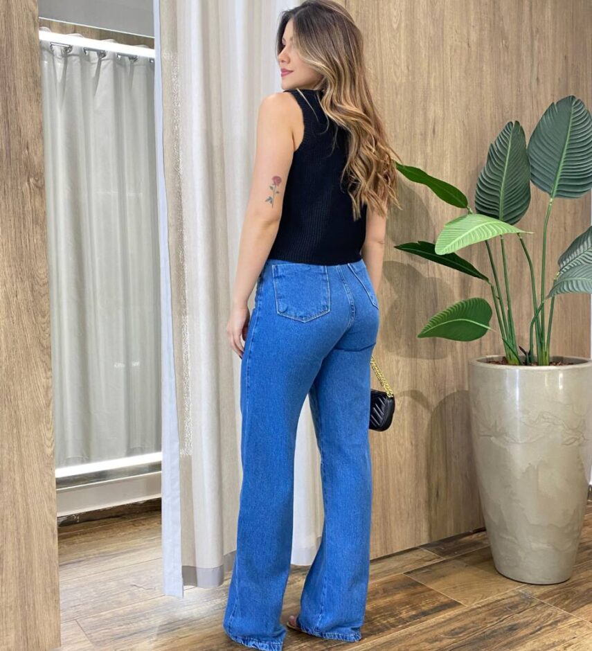 Colete Feminino Carol sem Bojo Tricot Modal Preto - Fernanda Ramos Store