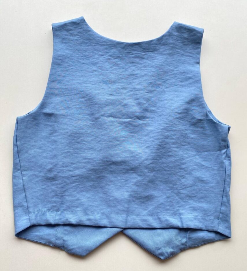 Colete Feminino Cassia sem Bojo Alfaiataria Azul - Fernanda Ramos Store