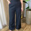 Conjunto Esme Cropped com Bojo e Calça Preto - Fernanda Ramos Store