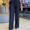 Conjunto Feminino Chloe Regata e Calça Detalhes Presponto Preto - Fernanda Ramos Store