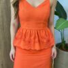 Conjunto Feminino Kaia Blusa e Saia Midi Coral - Fernanda Ramos Store