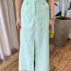 Conjunto Feminino Madri Colete sem Bojo e Saia Longa Verde - Fernanda Ramos Store