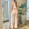 Conjunto Feminino Stela Regata e Calça Salmão - Fernanda Ramos Store