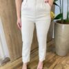 Conjunto Soraya Cropped sem Bojo e Calça Bege - Fernanda Ramos Store
