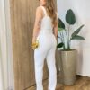 Conjunto Soraya Cropped sem Bojo e Calça Branco - Fernanda Ramos Store