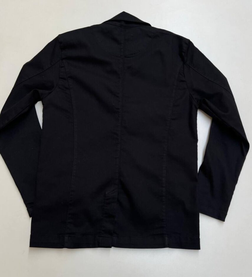 Jaqueta Masculina com Bolsos e Botões Preto - Fernanda Ramos Store