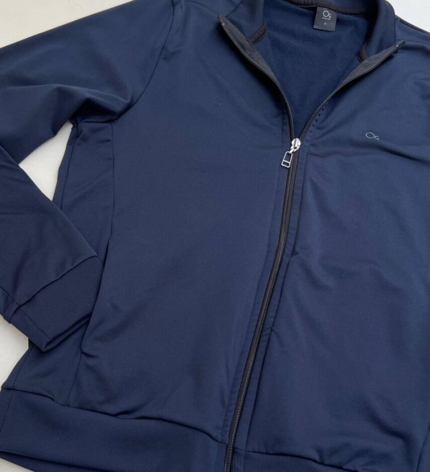 Jaqueta Masculina Essencial Helanca Azul Marinho 0004 - Fernanda Ramos Store
