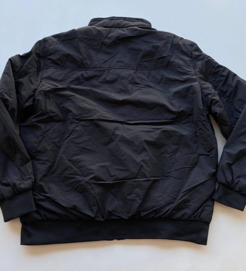 Jaqueta Masculina Plus com Detalhe do Zíper Preta - Fernanda Ramos Store
