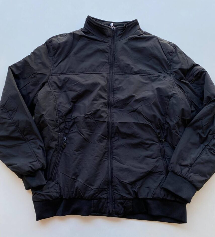 Jaqueta Masculina Plus com Detalhe do Zíper Preta - Fernanda Ramos Store