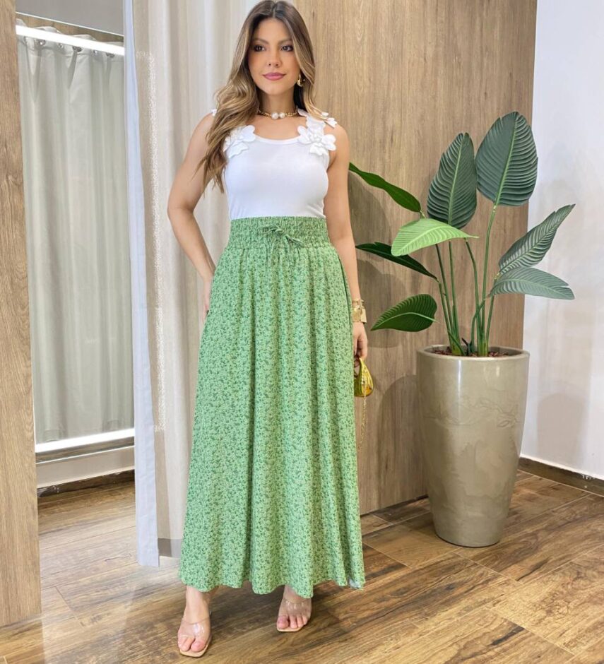 Regata Feminina Canelada Anne com Flores nas Alças Branca - Fernanda Ramos Store