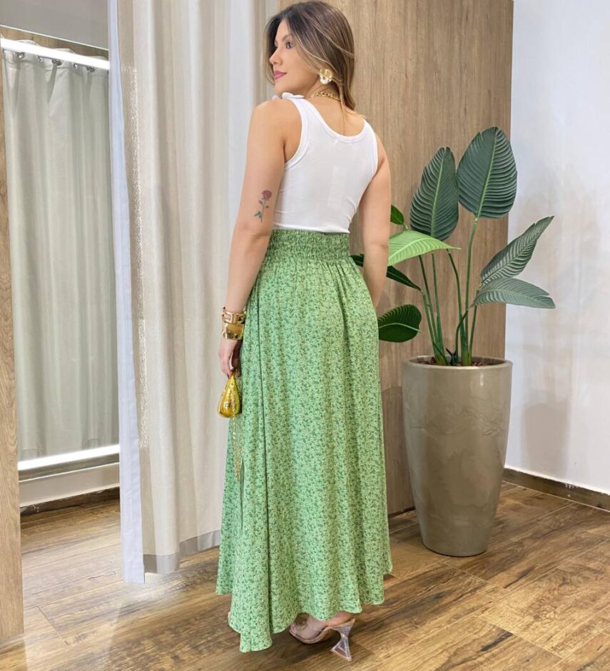Regata Feminina Canelada Anne com Flores nas Alças Branca - Fernanda Ramos Store