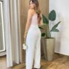 Regata Feminina Canelada Lilu Rosa Claro - Fernanda Ramos Store