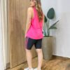 Regata Feminina Fitness sem Bojo Pink - Fernanda Ramos Store