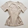 T-shirt Feminina Manga Curta Lois com Bordado Bege - Fernanda Ramos Store