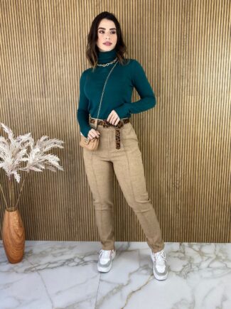 Blusa Feminina Cacharrel Gola Alta - Fernanda Ramos Store